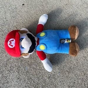 Nintendo Red and Blue Mario Stuffed Animal